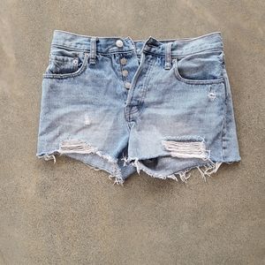 Free People denim shorts size 27